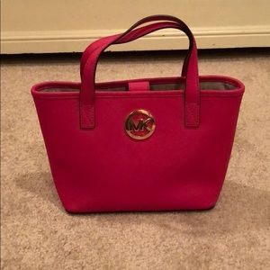 Pink Michael Kors Mini Tote